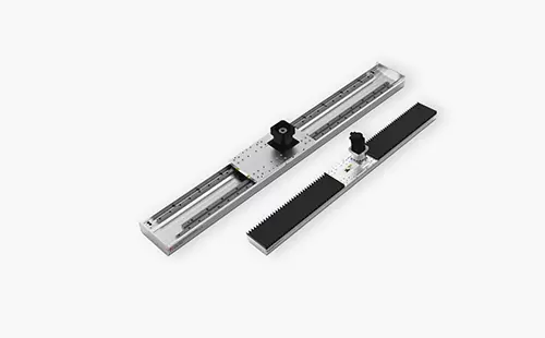 Attuatore a cremagliera e pignone